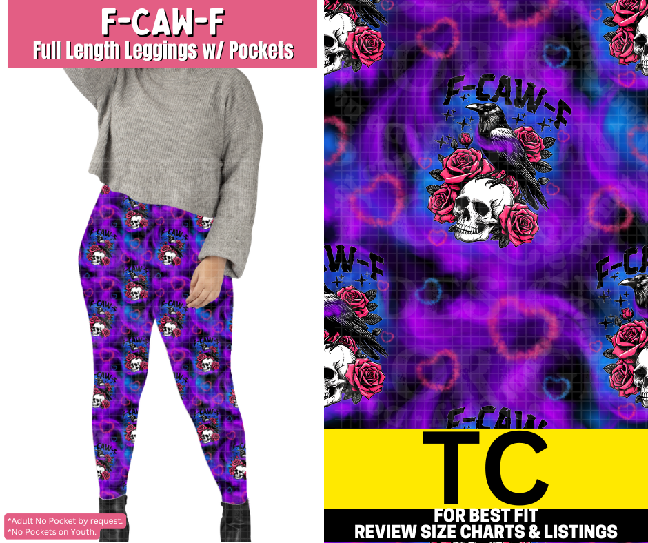 F-Caw-F Fleece Leggings