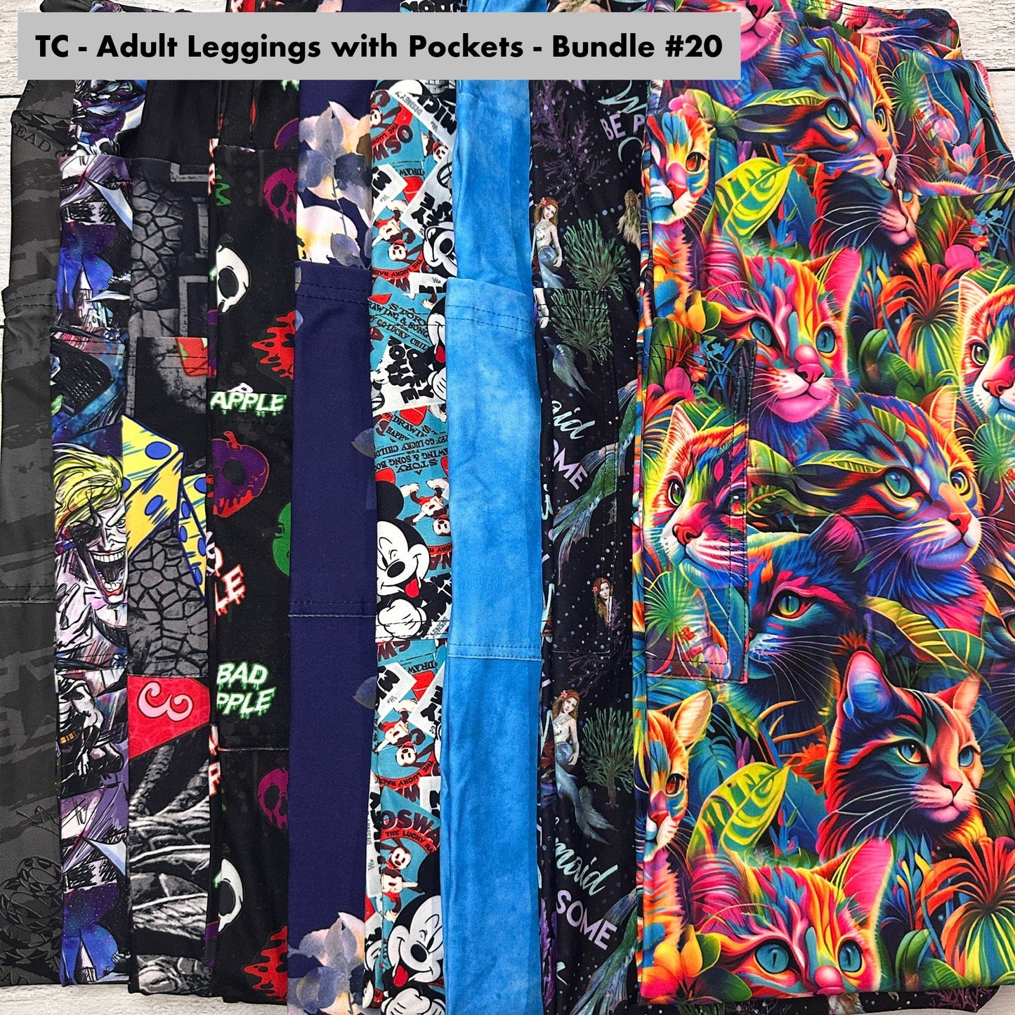 TC - Adult Leggings with Pockets Bundle - 20