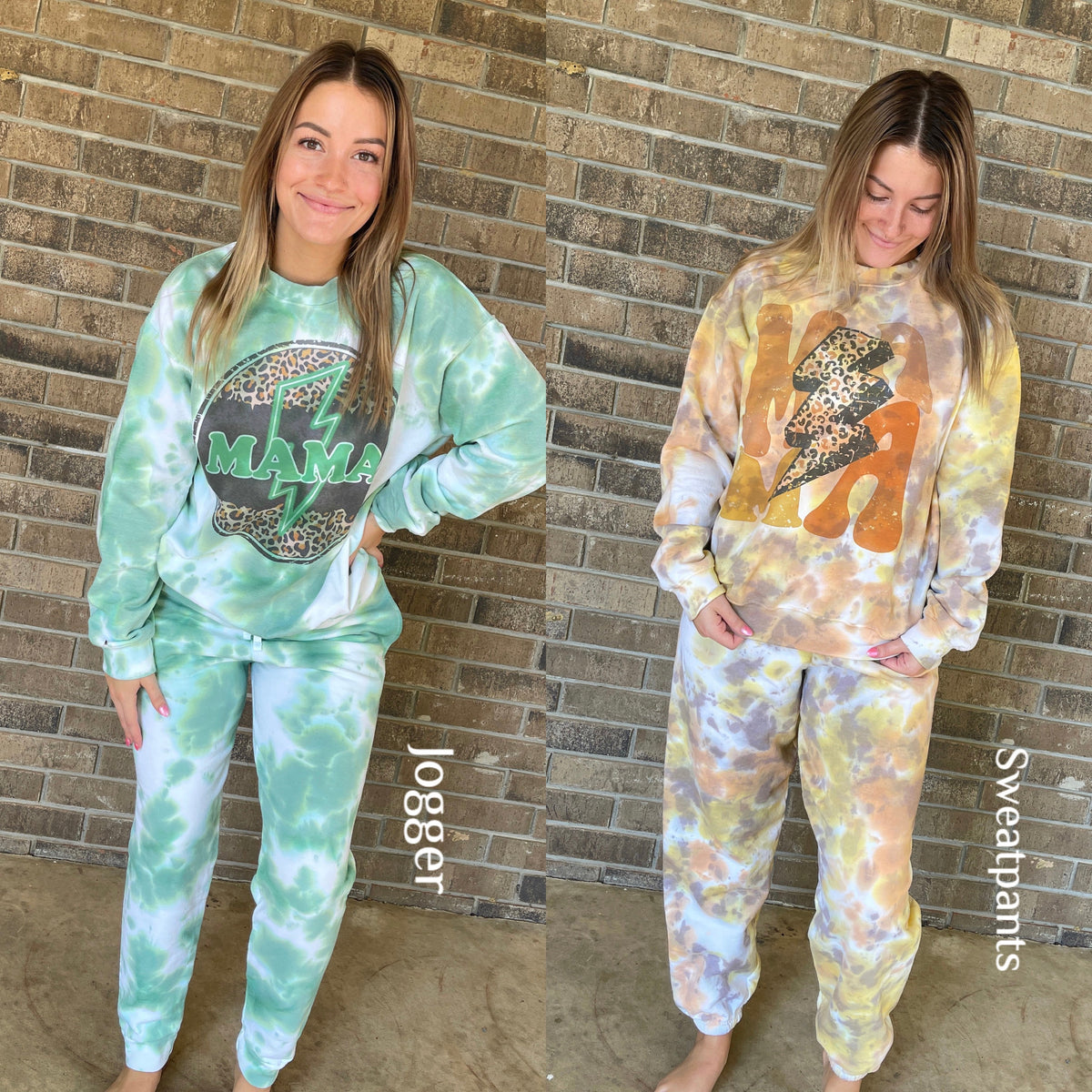 Mama fall dyed Set