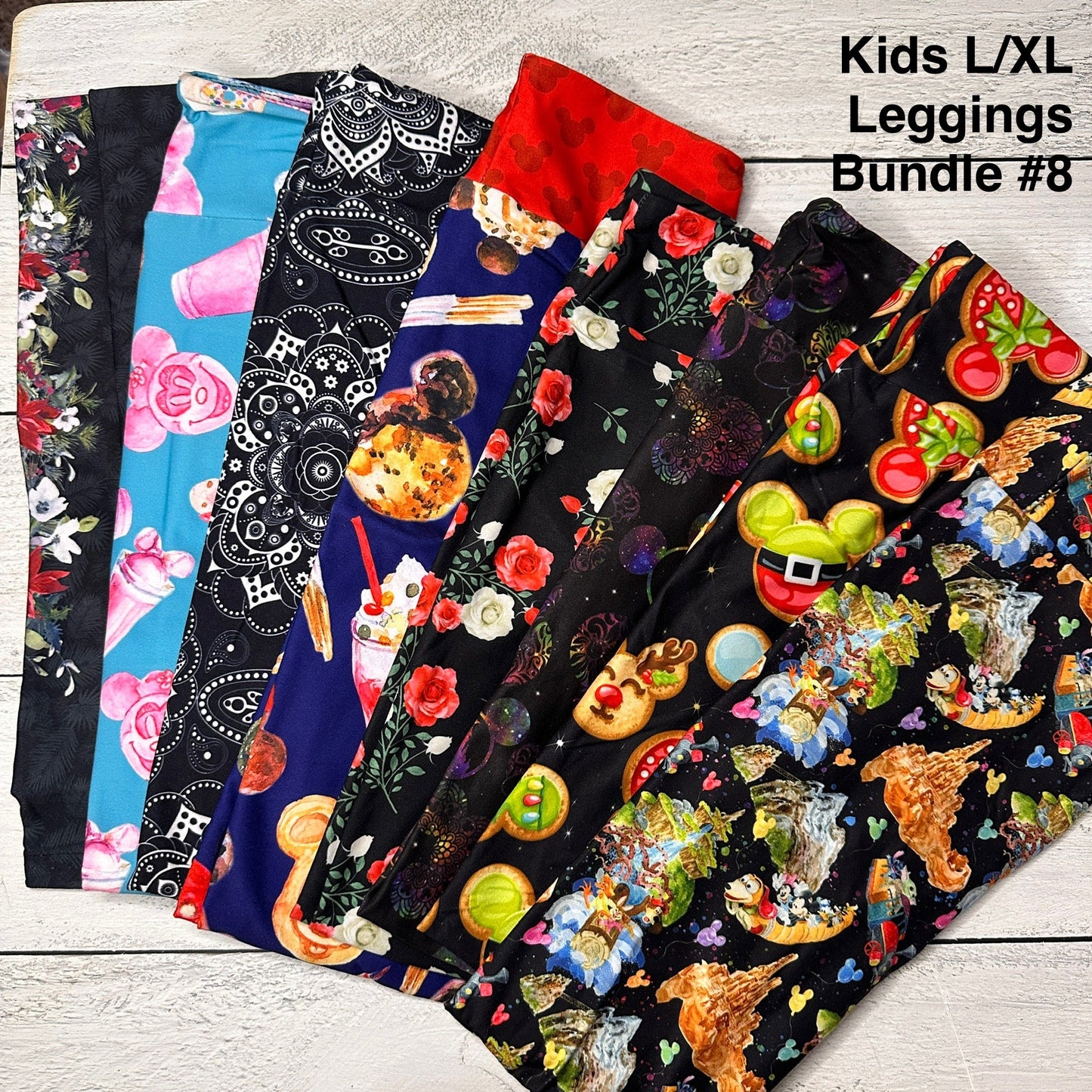 Kids L/XL Leggings Bundle - 8