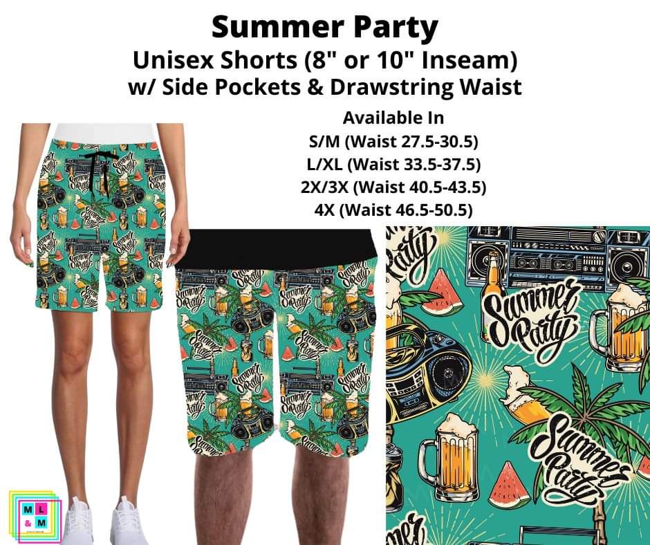 Summer Party Unisex Shorts
