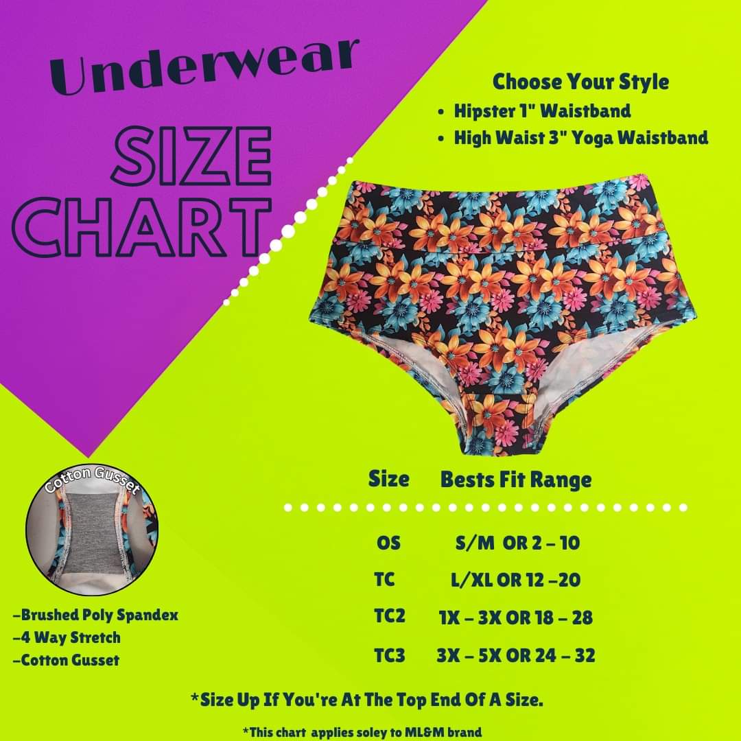 Colorful Yarn High Waist Underwear