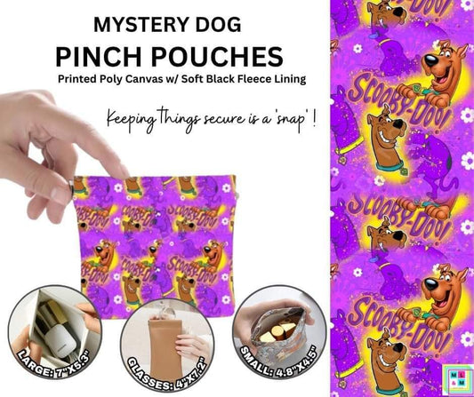 Mystery Dog Pinch Pouches in 3 Sizes
