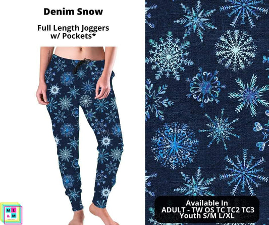 Denim Snow Joggers