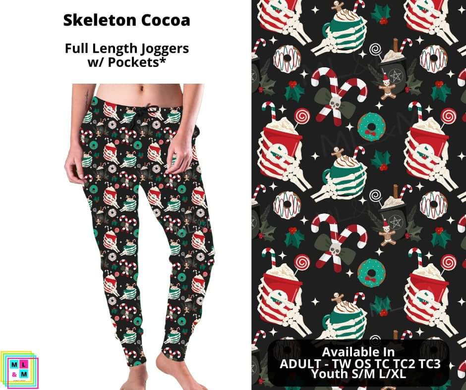 Skeleton Cocoa Joggers