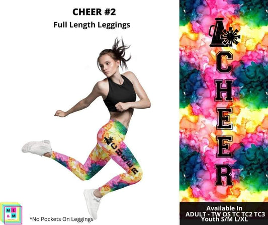 Cheer #2 Full Length Leggings w/ Pockets