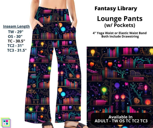 Fantasy Library Full Length Lounge Pants