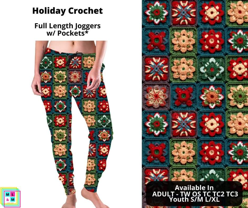 Holiday Crochet Joggers