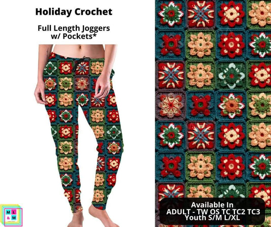 Holiday Crochet Joggers