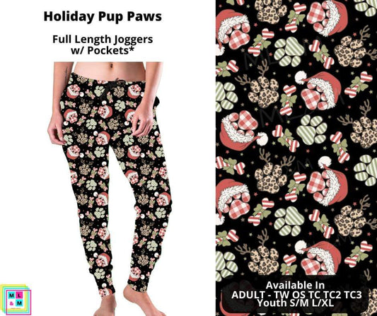 Holiday Pup Paws Joggers