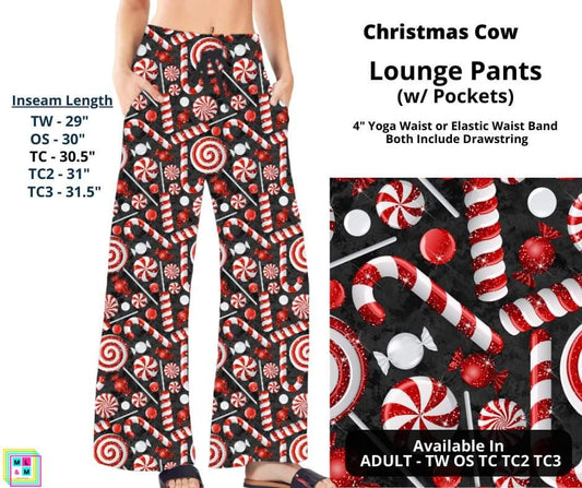 Candy Cane Lane Full Length Lounge Pants