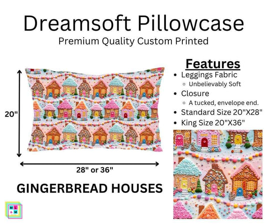 Gingerbread Houses Dreamsoft Pillowcase