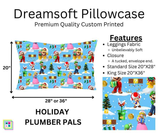 Holiday Plumber Pals Dreamsoft Pillowcase