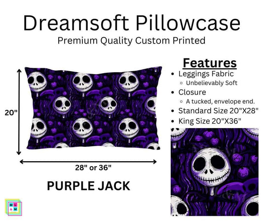 Purple Jack Dreamsoft Pillowcase