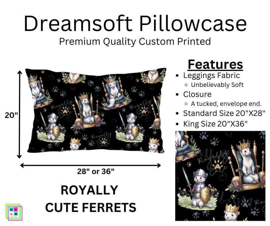 Royally Cute Ferrets Dreamsoft Pillowcase