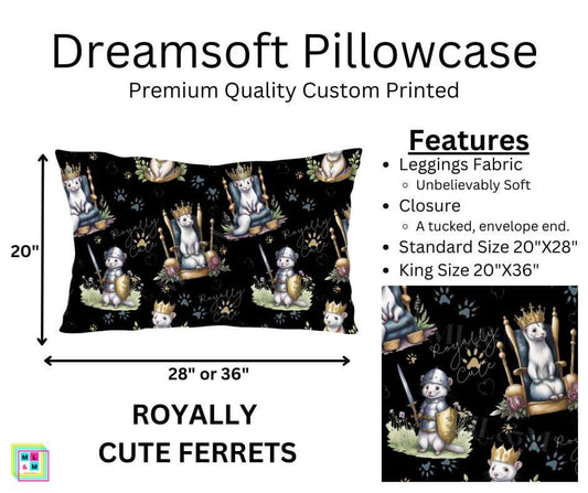 Royally Cute Ferrets Dreamsoft Pillowcase