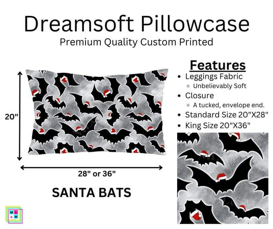 Santa Bats Dreamsoft Pillowcase