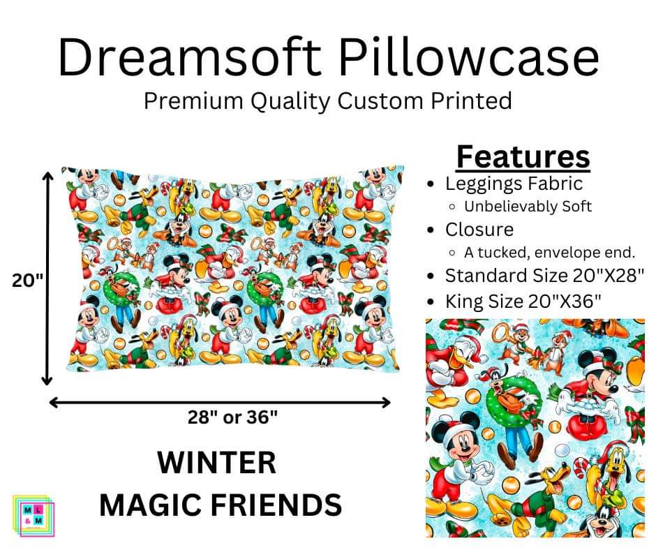 Winter Magic Friends Dreamsoft Pillowcase