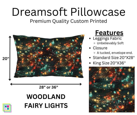 Woodland Fairy Lights Dreamsoft Pillowcase