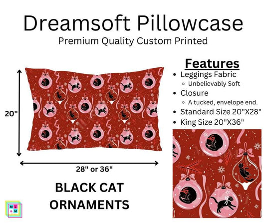 Black Cat Ornaments Dreamsoft Pillowcase