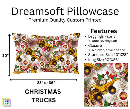 Christmas Trucks Dreamsoft Pillowcase