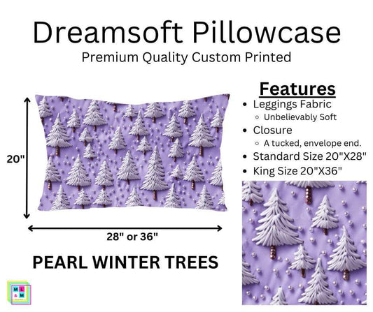 Pearl Winter Trees Dreamsoft Pillowcase