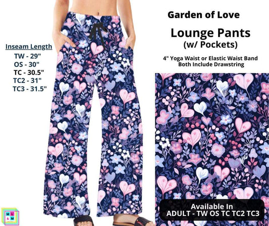 Garden Of Love Full Length Lounge Pants