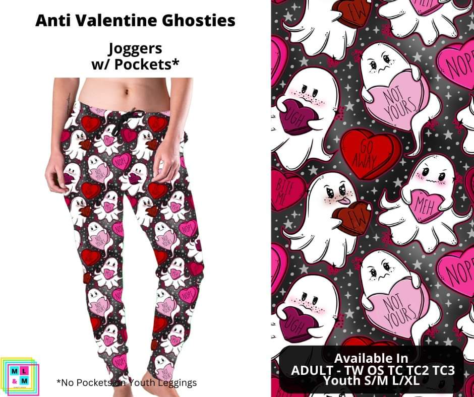 Anti Valentine Ghosties Joggers