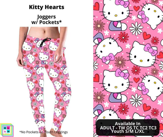 Kitty Hearts Joggers