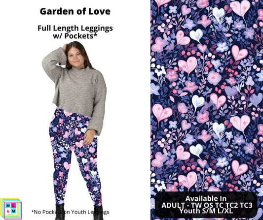 Garden of Love Full Length Leggings w/ Pockets