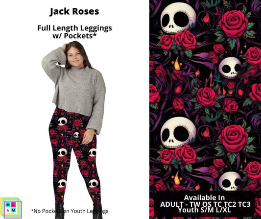 Jack Roses Full Length Leggings w/ Pockets