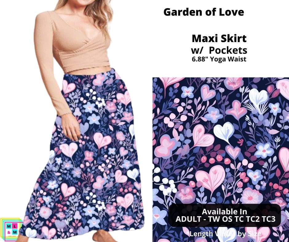 Garden of Love Maxi Skirt