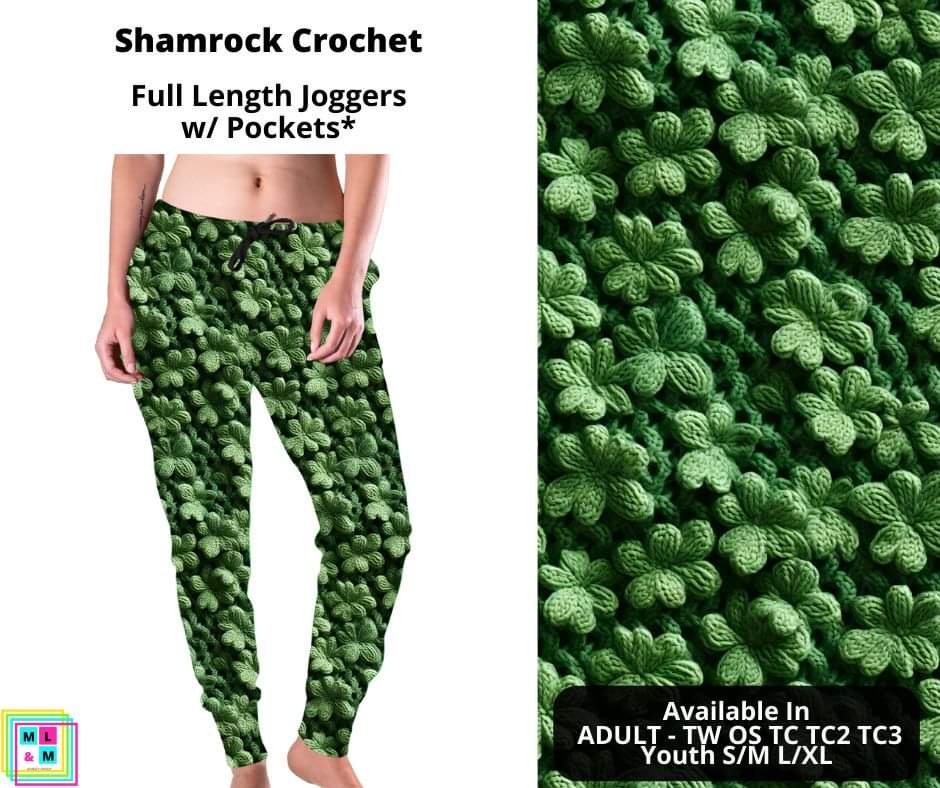 Shamrock Crochet Joggers