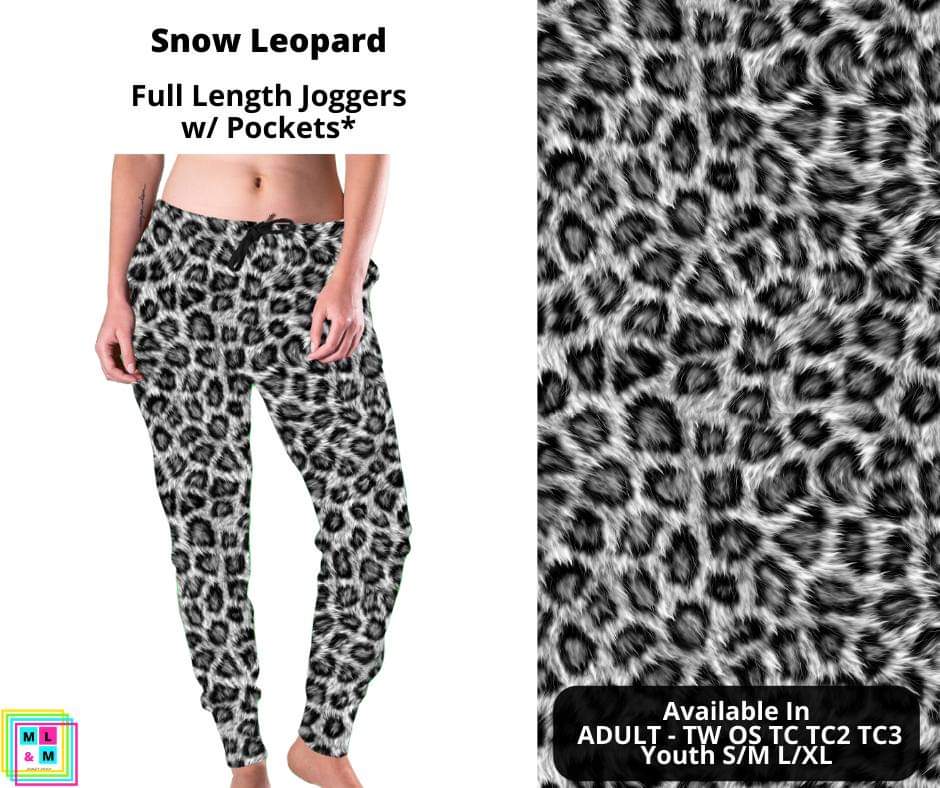 Snow Leopard Joggers