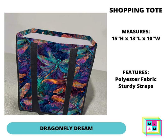 Dragonfly Dream Shopping Tote