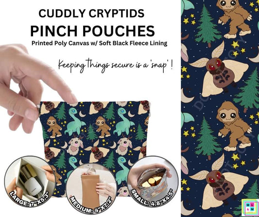 Cuddly Cryptids Pinch Pouches