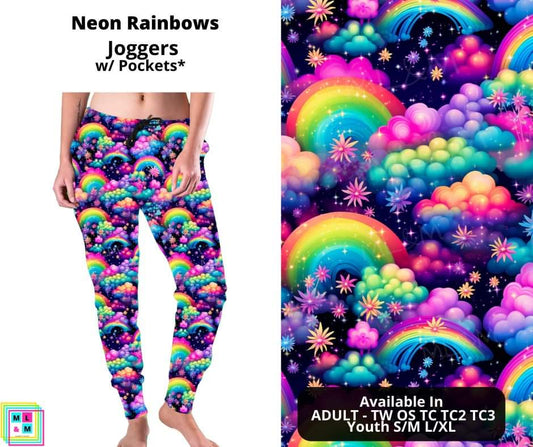 Neon Rainbows Joggers