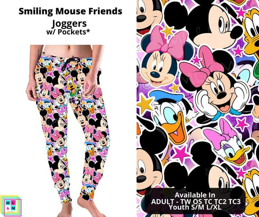 Smiling Mouse Friends Joggers