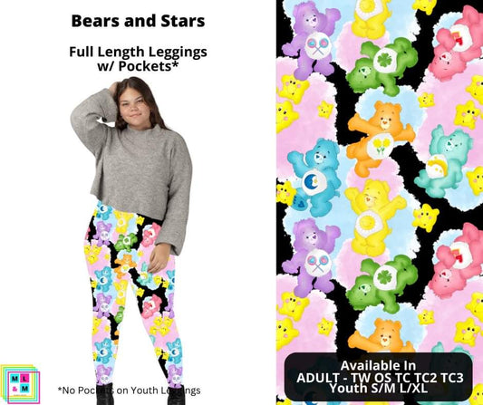 Bears and Sidekick Full Length Leggings w/ Pockets