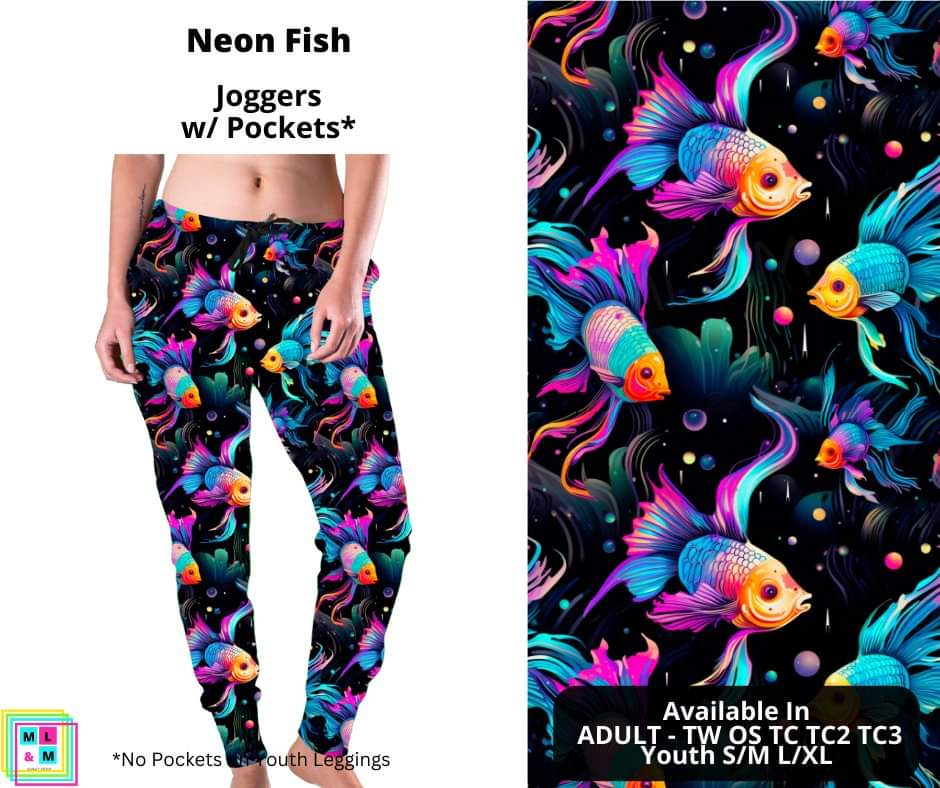 Neon Fish Joggers