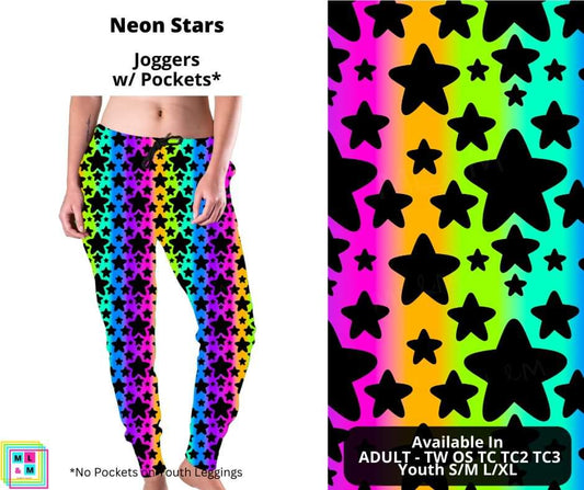 Neon Stars Joggers