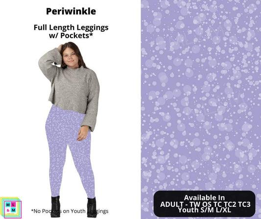 Periwinkle Full Length Leggings w/ Pockets