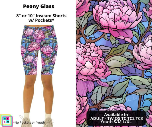 Peony Glass Shorts w/ Pockets