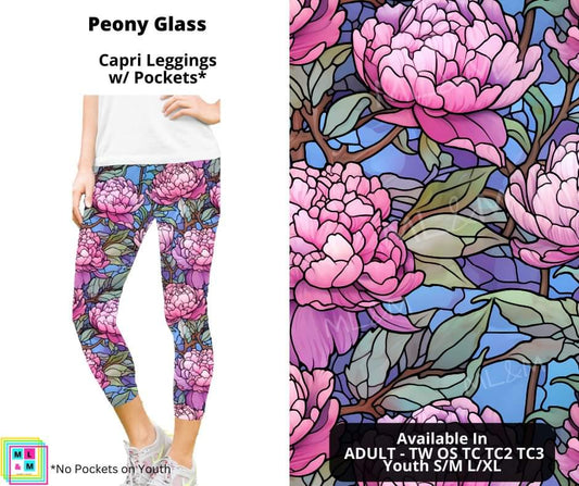 Peony Glass Capri Length w/ Pockets