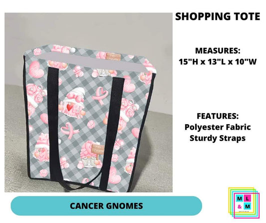 Cancer Gnomes Shopping Tote