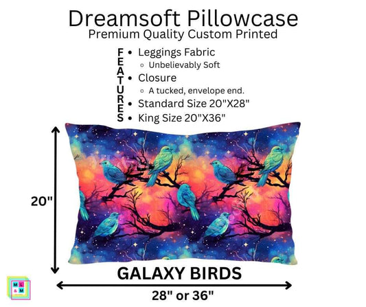 Galaxy Birds Dreamsoft Pillowcase