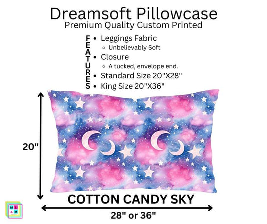 Cotton Candy Sky Dreamsoft Pillowcase