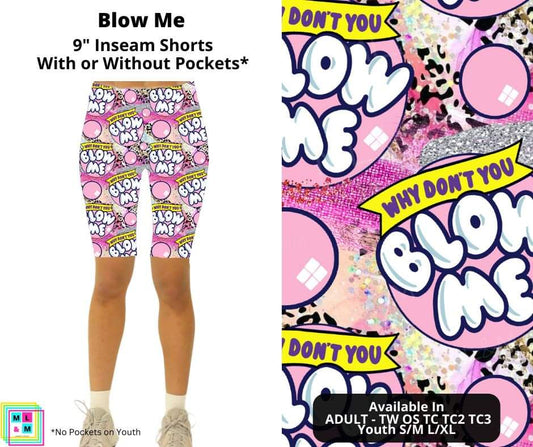 Blow Me Shorts w/ Pockets