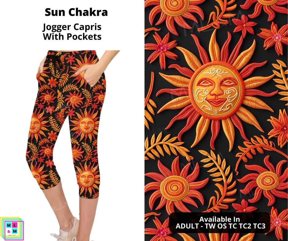 Sun Chakra Jogger Capri