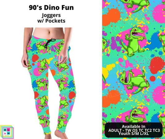 90s Dino Fun Joggers